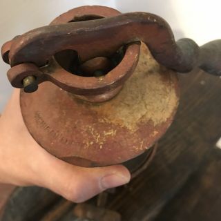 Antique Michigan Lubricator 6 Hand Pump Oiler Brass Glass Broken 6