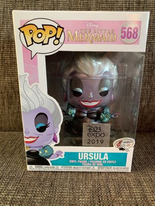 Funko Pop Metallic Ursula D23 Expo The Little Mermaid Boxlunch Exclusive Shared