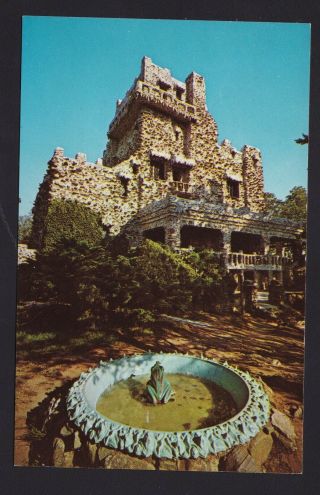 Old Vintage Postcard Gillette Castle State Park Hadlyme Ct