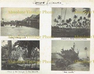 Photos Cocos Islands Indian Ocean Australian Territory Vintage Album Page 1911