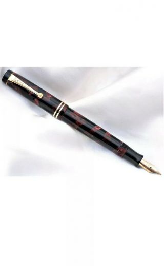 Restored Parker Duofold Streamline Fountain Pen – Stub Nib Pen