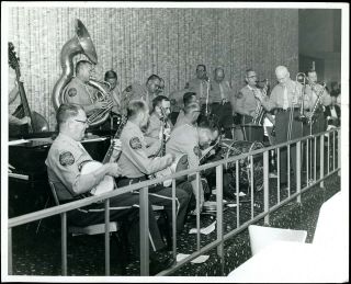 1961 Photo Las Angeles Sheriffs Posse Swing Band Sheriff Pitchess Biltmore Bowl