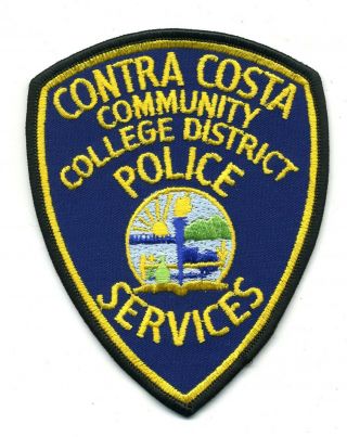 Contra Costa Community College District Ca Police Patch - California Sheriff