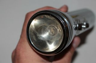 Vintage Ray - O - Vac Chrome Bullet Torpedo Flashlight S10 2