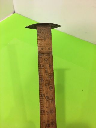 Antique Lufkin Co.  Log Timber Wood Measuring Yard Stick Measuring Ruler 36  Usa