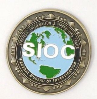 Fbi Strategic Information & Operation Center Challenge Coin