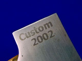 US 2002 Custom Marbles Belt Axe Hatchet 9 5