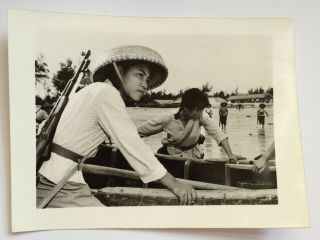 Chinese Militia Training Boat Sea China News Photo 1972