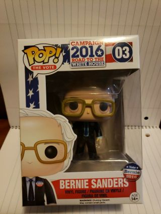 Funko Pop Bernie Sanders - Pop 03 - Campaign 2016 / Road To The White House