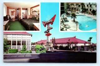 Postcard Nv Las Vegas The Castaways Hotel & Casino Multiview H17