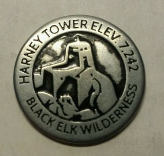 Black Hills National Forest Sd Harney Tower National Park Service Nps Coin Token