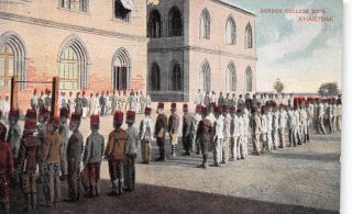 Khartoum,  Sudan,  Africa Gordon College Students In Formation C.  1904 - 14