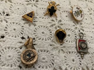 Vintage Masonic Collectible Pins