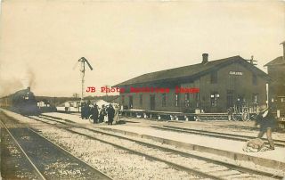 Depot,  Illinois,  Elburn,  Rppc,  Chicago & North Western Railroad,  Cr Childs 30409