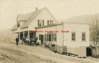 Vt,  Newfane,  Vermont,  Rppc,  Post Office,  General Store,  Porter Thayer Photo