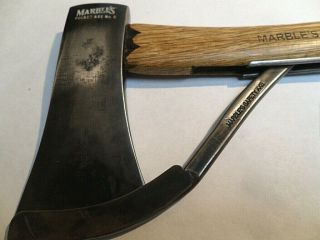 Marble ' s Pocket Axe Wood handle 5 Safety Axe 6