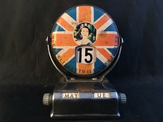 Vintage Queen Elizabeth Silver Jubilee Calendar Royal Memorabilia