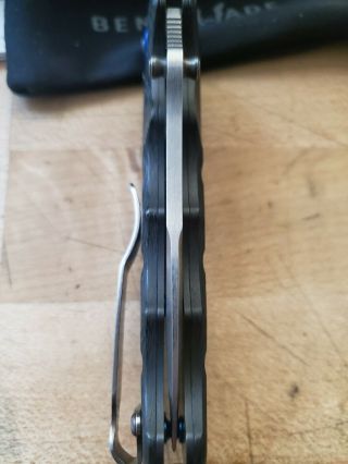 Benchmade 484 - 1 Nakamura Knife S90V Blade Carbon Fiber Handle,  extra clip 5