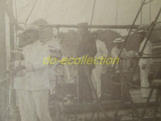 Vietnam Photo 1898 Testot Ferry Battleship Bayard Ha Long Bay Indochina Tonkin