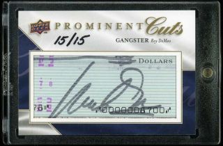 2009 Upper Deck Prominent Cuts Roy Demeo Auto 15/15 Gambino Mobster Killer