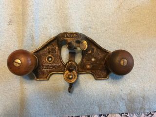 Vintage Antique Stanley No.  71 Router Plane Made In Usa 1/2 " Iron Item
