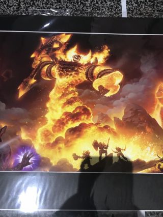2019 SDCC Blizzard The Firelord Fine Art Print /300 Blizzcon Warcraft 2