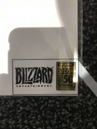 2019 SDCC Blizzard The Firelord Fine Art Print /300 Blizzcon Warcraft 4