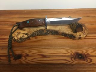 Buck Knife 119 Handmade Handle Of Driftwood From Gulf Of Mexico And Local Eb