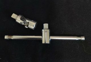 Giller (42m) 1/4 " Drive Sliding T - Bar Socket Wrench & Giller 33m Swivel