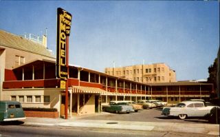 Town House Motel Lombard Street San Francisco California 1950s Cars