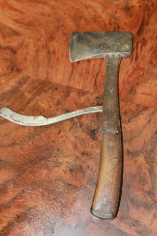 MARBLE ARMS CO.  Pat.  1898 No.  2 Safety Axe Hatchet Gladstone USA 2