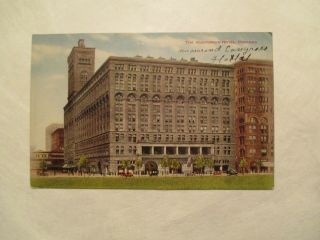 The Auditorium Hotel Chicago Illinois Il Postcard