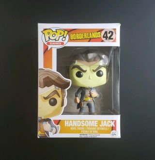 Funko Pop Games Borderlands: Handsome Jack 42 | With Pop Box Protector |