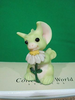 Pocket Dragon Dragons Real Musgrave 1997 Daisy Dragon Figure Floral