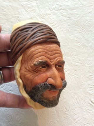 VINTAGE BOSSONS CHALKWARE HEAD MADE IN ENGLAND THE PERSIAN 1961 2