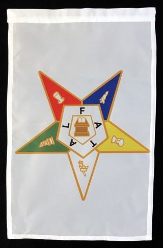 Order Of The Eastern Star Garden Flag