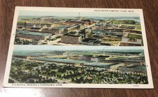 Vintage Postcard - Panoramic Buick Motor Company Flint Michigan - Unposted