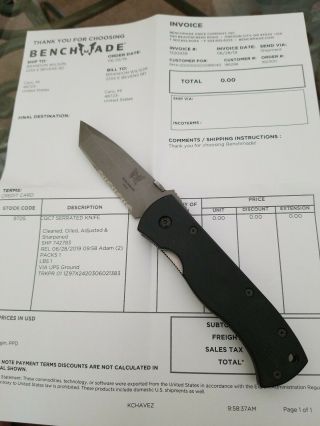 Benchmade Emerson Cqc7 War Spec Folder Discontinued Spyderco Knife Coldsteel