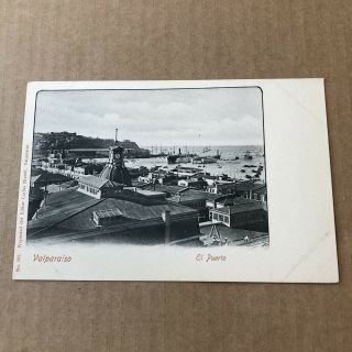 O) Postcard Chile Valparaiso Uncirculated H