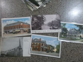5 Old Postcards - Tivoli,  Ny & Madalin,  Ny Dutchess County Ny