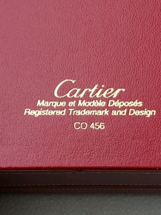 Cartier Diablo Rollerball & Ballpoint Pen Set W/leather Card Holder Retail $475 8