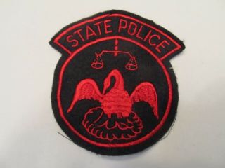 Louisiana State Police Patch 1st Issue? Felt