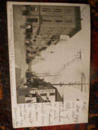 Rppc Early King Street Alexandria Va Virginia Postcard Looking East Old Hardware
