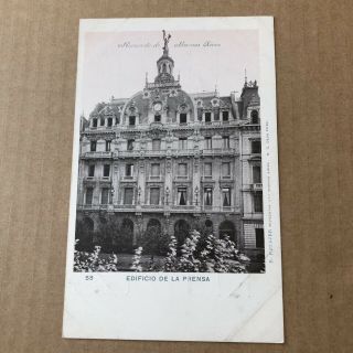 O) Postcard Argentina Buenos Aires Uncirculated N