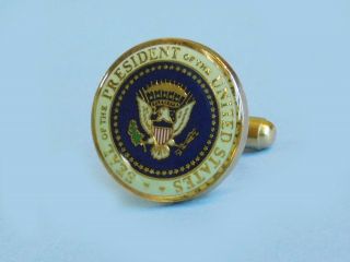 Presidential Seal George HW Bush 41 White House Cufflinks Authentic rare Enamel 2
