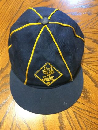 Vintage Official 1960’s Cub Scout Cap Or Hat - Bsa Boy Scouts