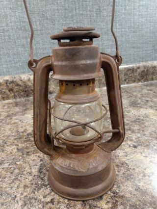 Vintage Lantern Nier - Feuer - Hand No.  175 Baby W.  Germany Marked Globe