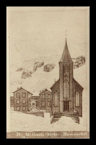 Dr Jim Stamps St Michaels Church Hammerfest Norway Topical View Postcard