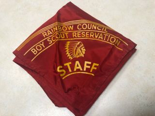 Rainbow Council Scout Reservation Staff Neckerchief