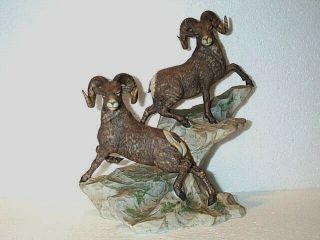 Vintage Lenox Bighorn Sheep Wildlife Of The Seven Continents North America Exc.